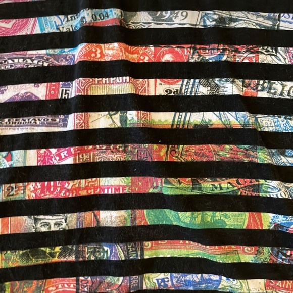 Staple World Renowned Pigeon Brand Striped Hooded Tee Men’s Size Medium - Picture 6 of 7